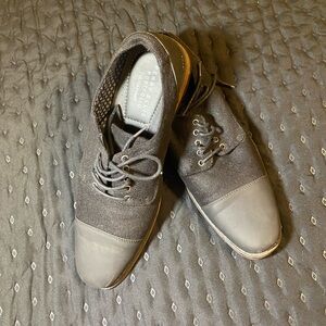 Perry Ellis Portfolio Dublin Ultra Foam Men’s Black Dress Shoes Size 10.5